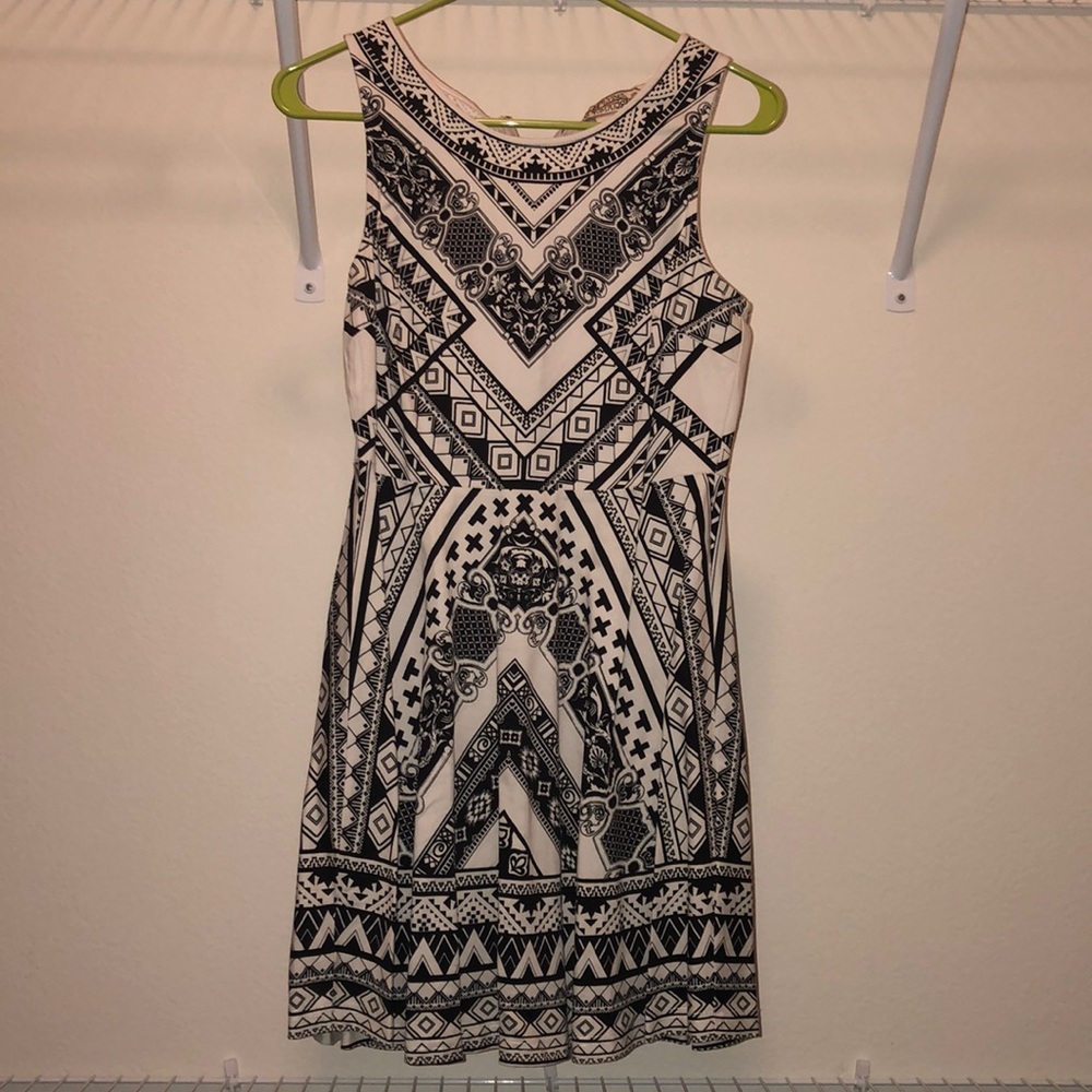Black and White Dress